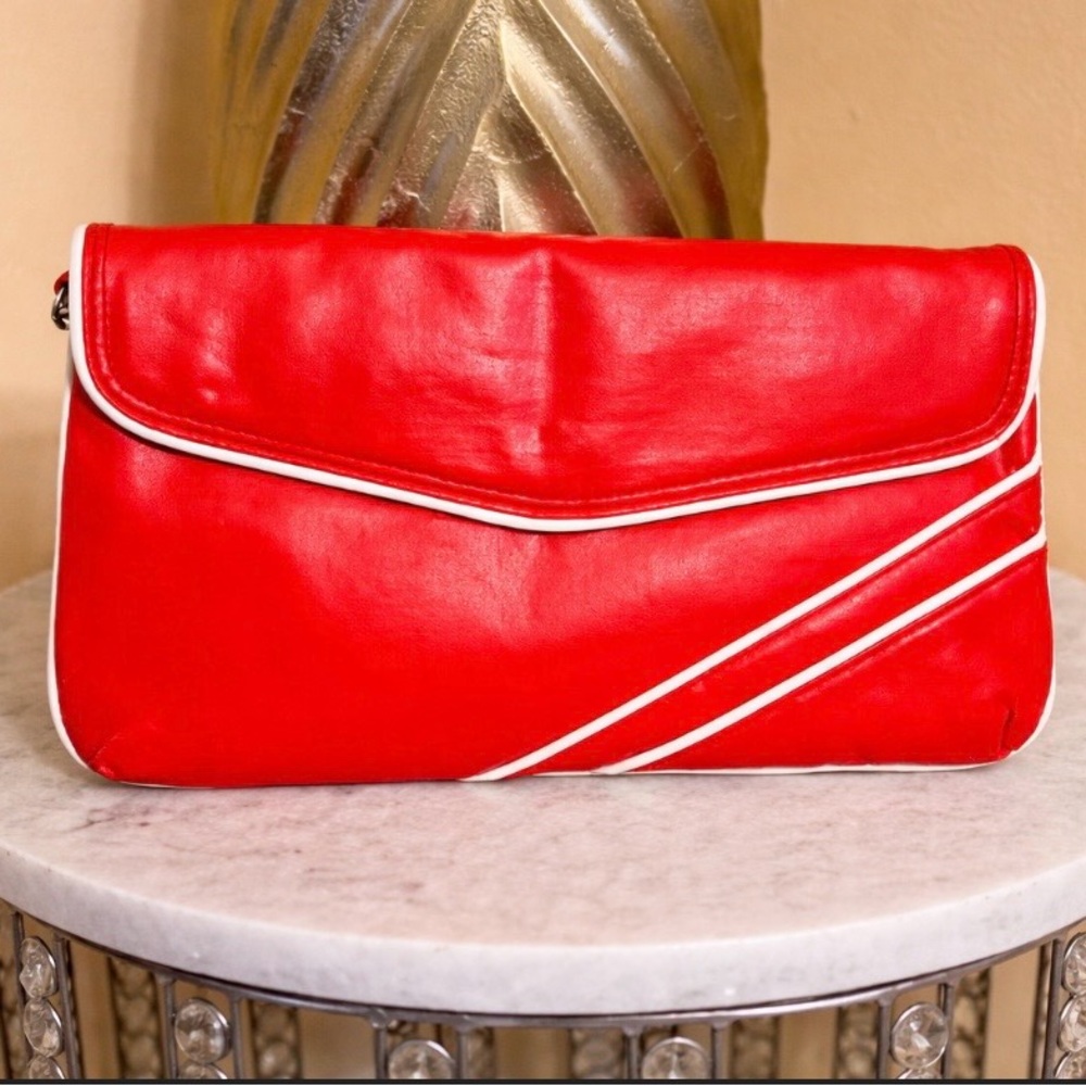 💃 Red Statement Clutch Bag | Vintage Style Evening Purse | Retro Chic💃